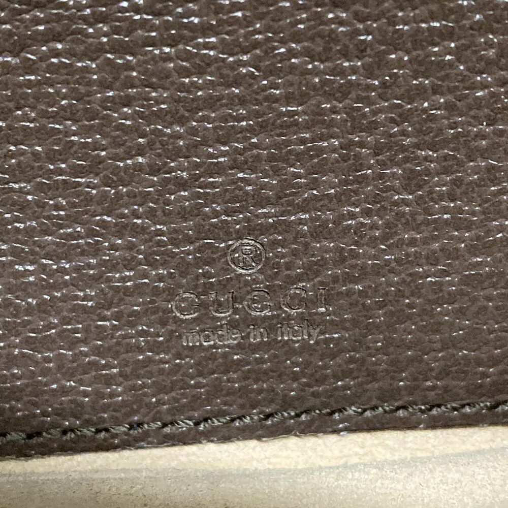 Gucci Ophidia GG Mini Bag Handbag 658551 Beige Ebony Dark Brown PVC Leather - Picture 9 of 15